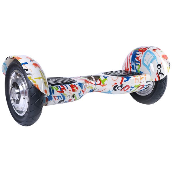 Hoverboard 10.5″ graffiti white-off-road - Image 3