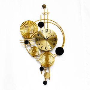 Nordic Style Large Home Decor Metal Wall Clock