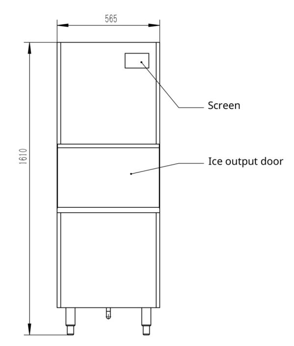 MJS-400 Cube Ice Machine - Image 3