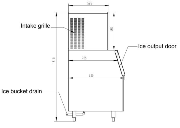 MJS-400 Cube Ice Machine - Image 8